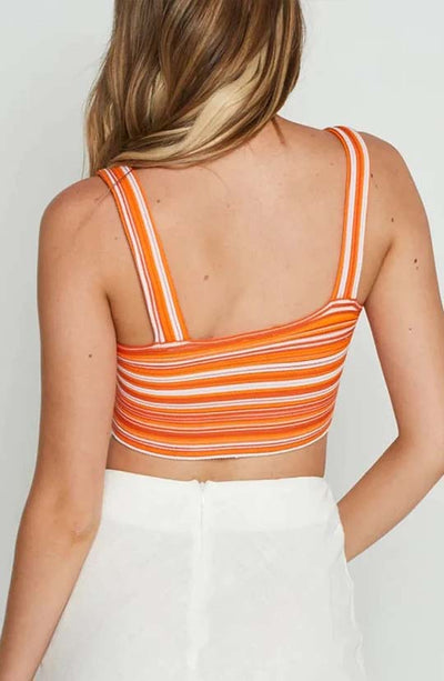 Sunshine Knitted Crop Top