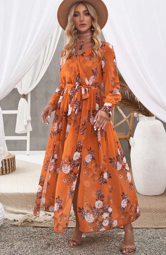 Watch Me Blossom Floral Maxi Dress