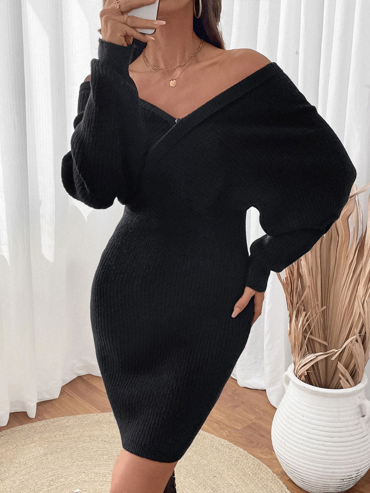 Rebecca Long Sleeve Sweater Dress