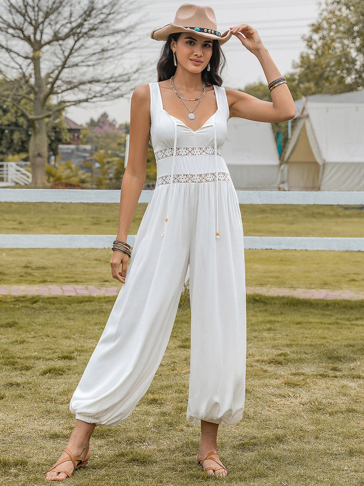 Angelina Backless Wide Leg Jumpsuit