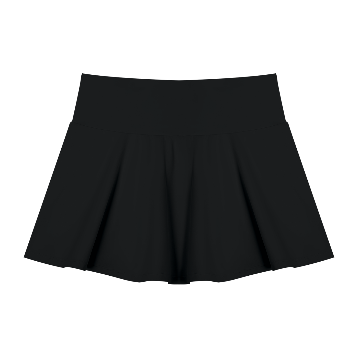 Pleated A-Line Skirt