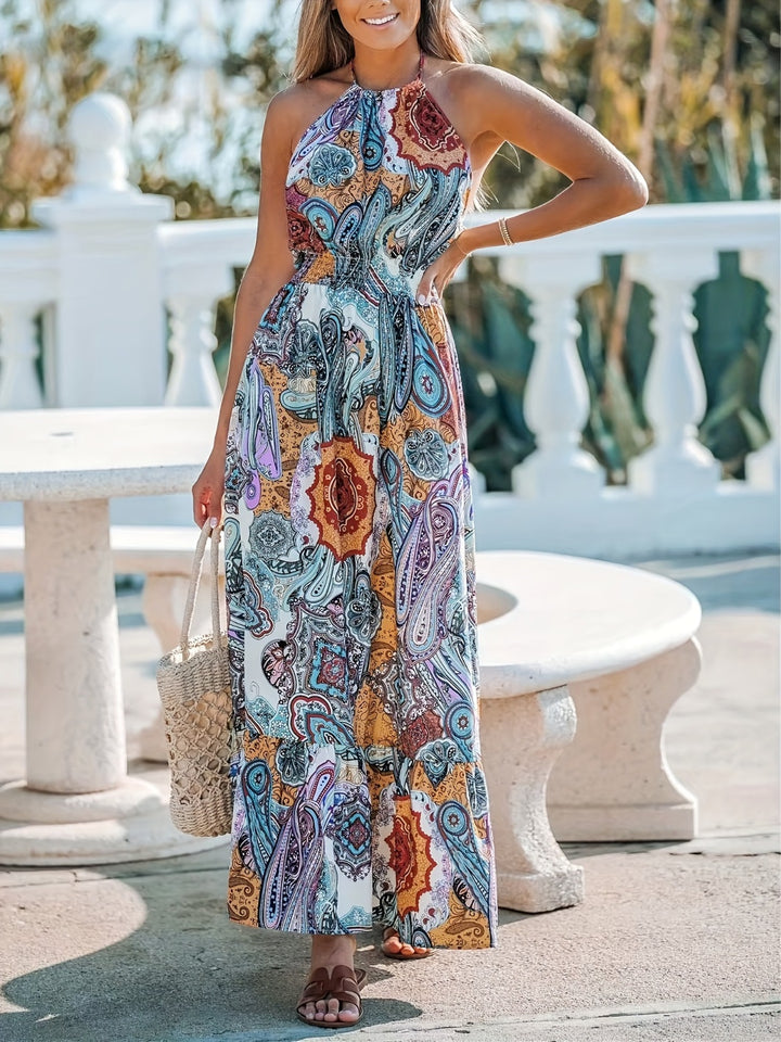 Kaylee Halter Neck Maxi Dress