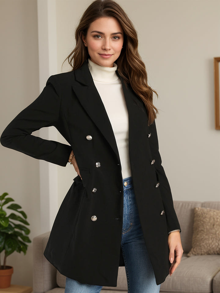 Demi Lapel Collar Long Sleeve Blazer