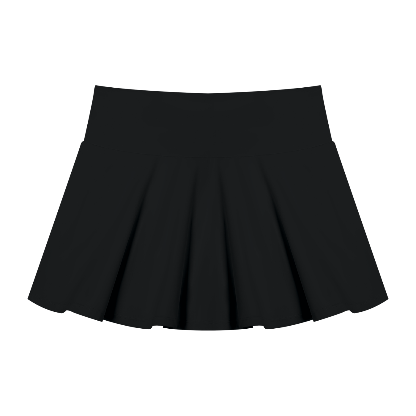 Pleated A-Line Skirt