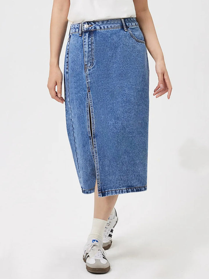 Harper Midi Denim Skirt