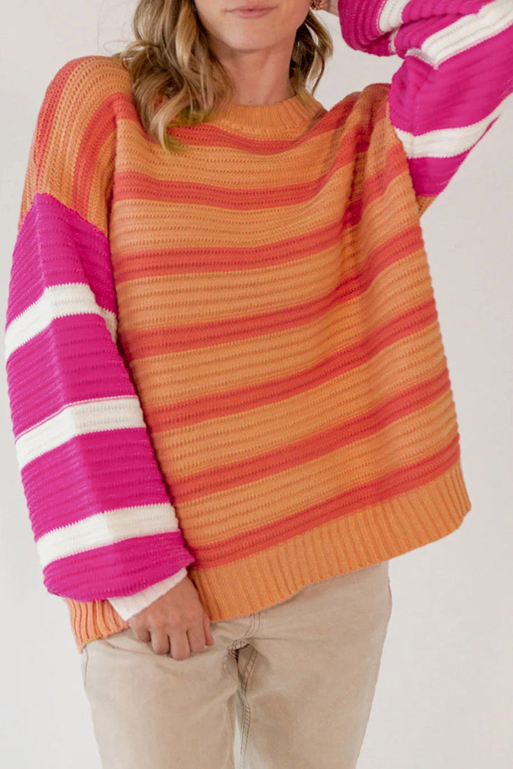 Molly Striped Long Sleeve Sweater