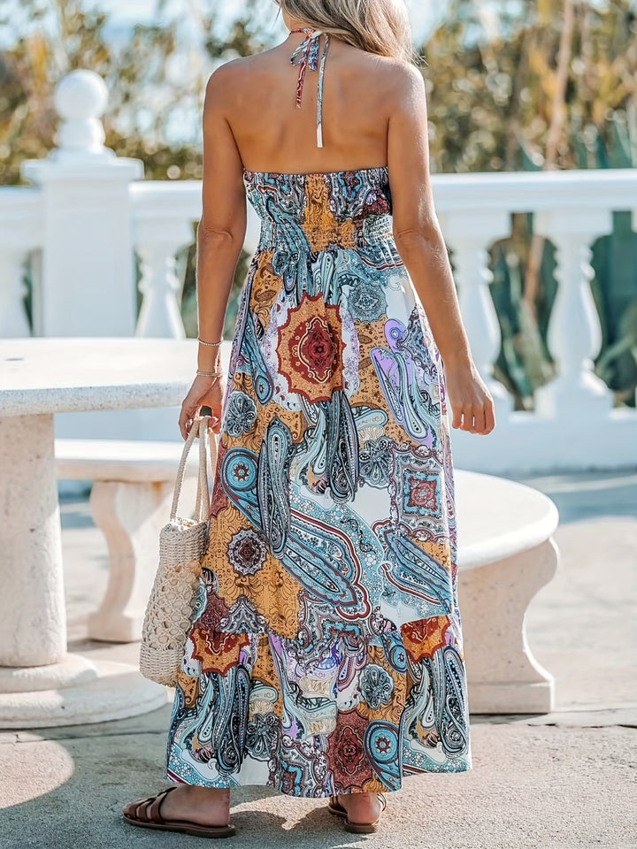 Kaylee Halter Neck Maxi Dress