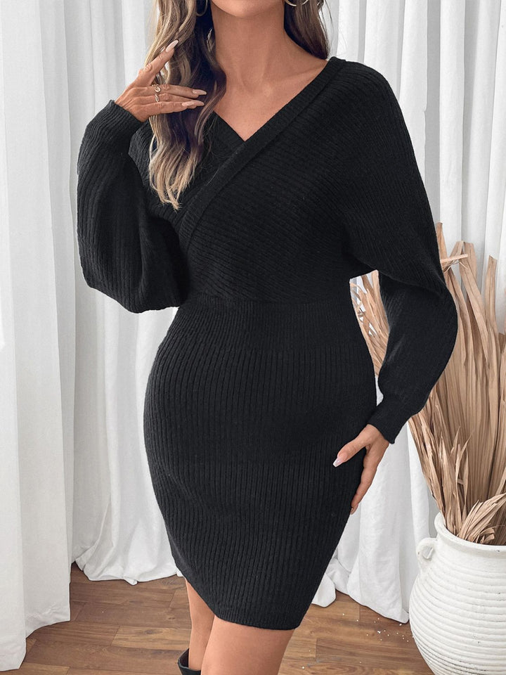 Rebecca Long Sleeve Sweater Dress