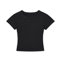 Women's Cropped T-Shirt - Black