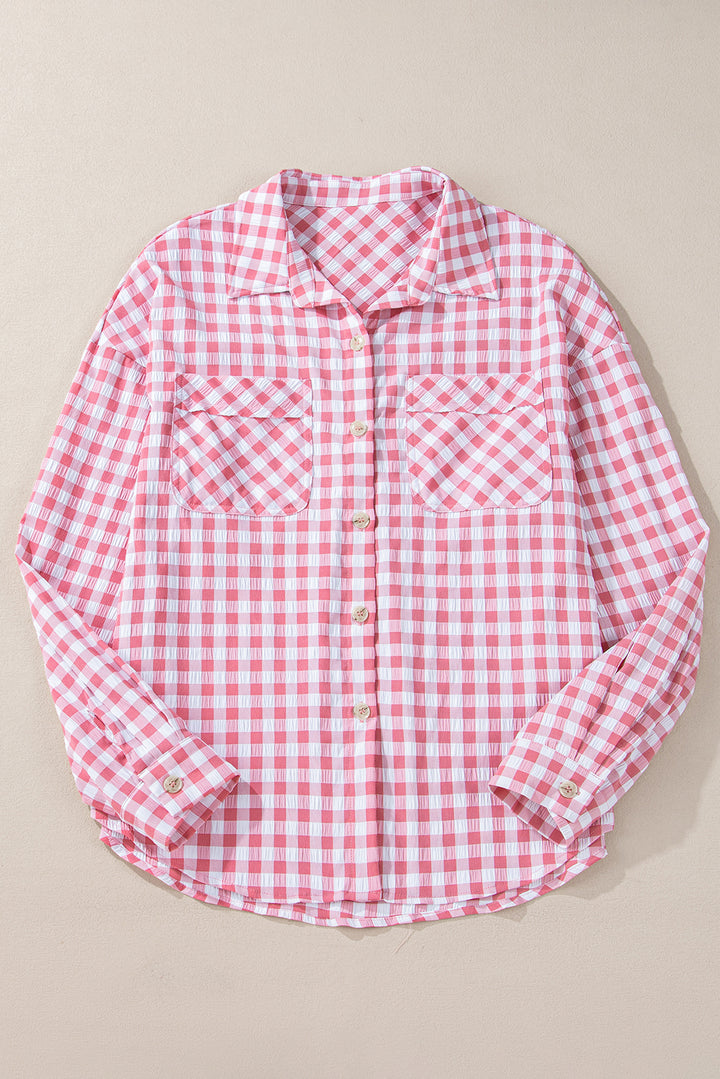 Morgan Plaid Long Sleeve Shirt