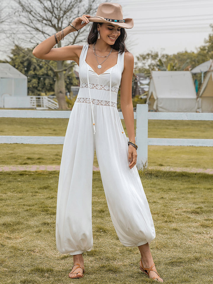 Angelina Backless Wide Leg Jumpsuit