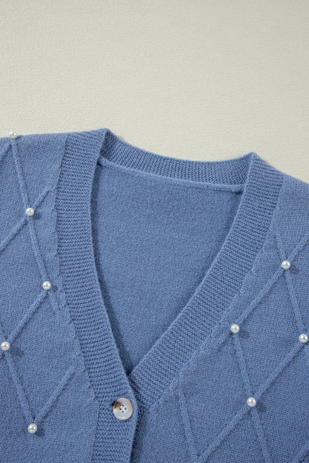 Julia Beaded V-Neck Cardigan