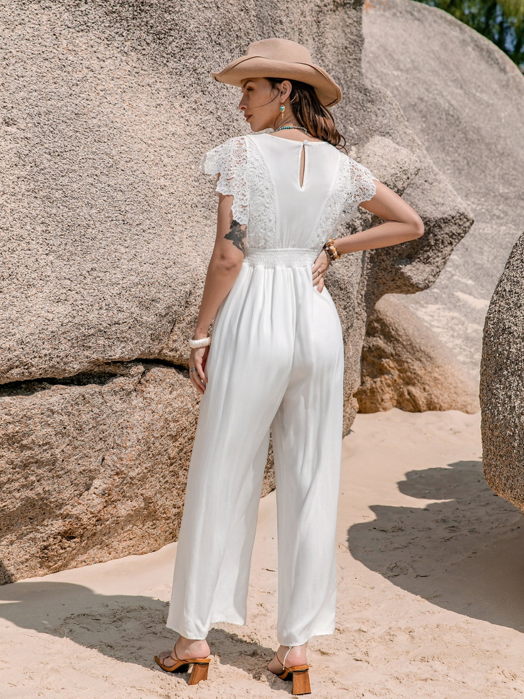 Alayna Lace Detail Jumpsuit