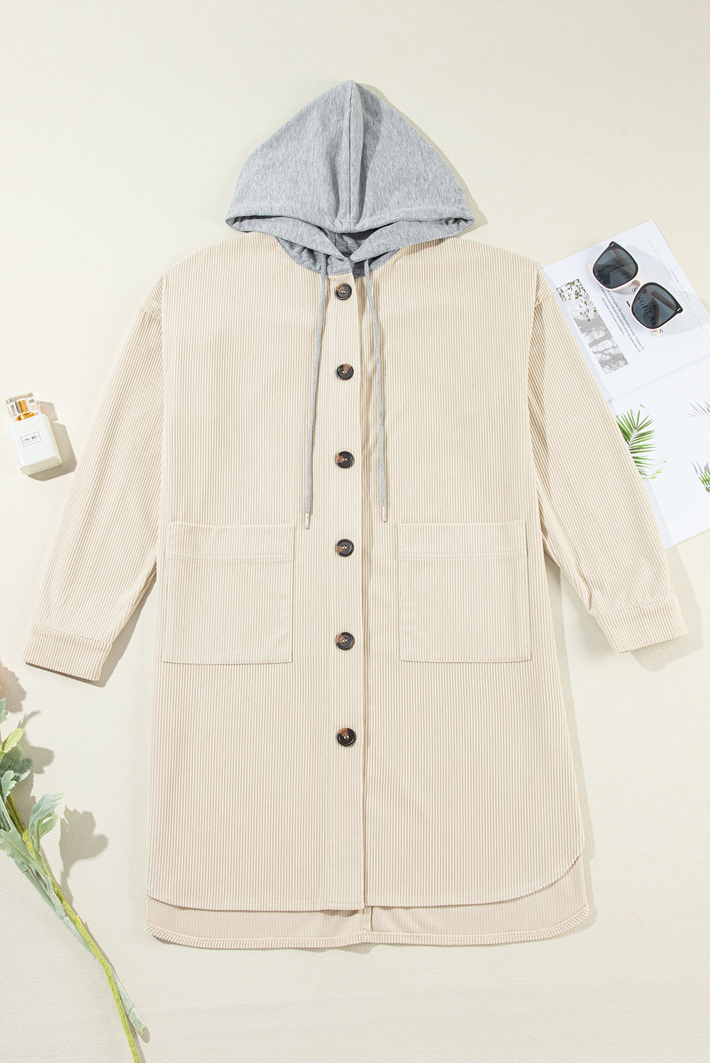 Sienna Drawstring Hooded Jacket