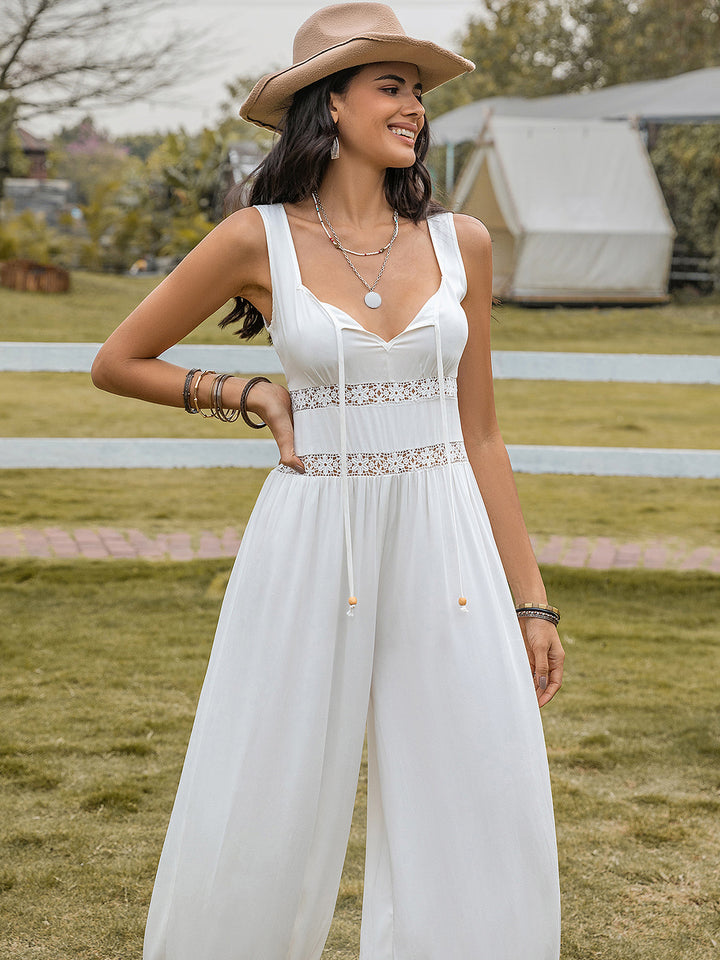 Angelina Backless Wide Leg Jumpsuit