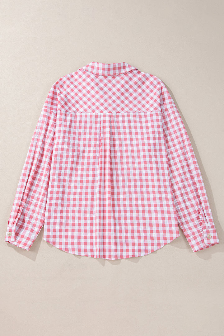 Morgan Plaid Long Sleeve Shirt