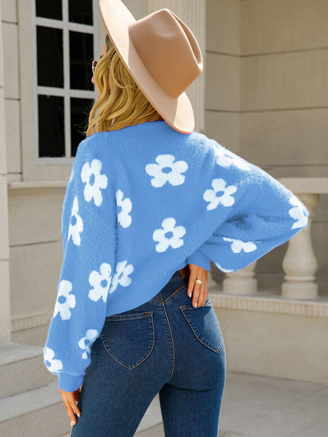 Harper Open Front Floral Cardigan