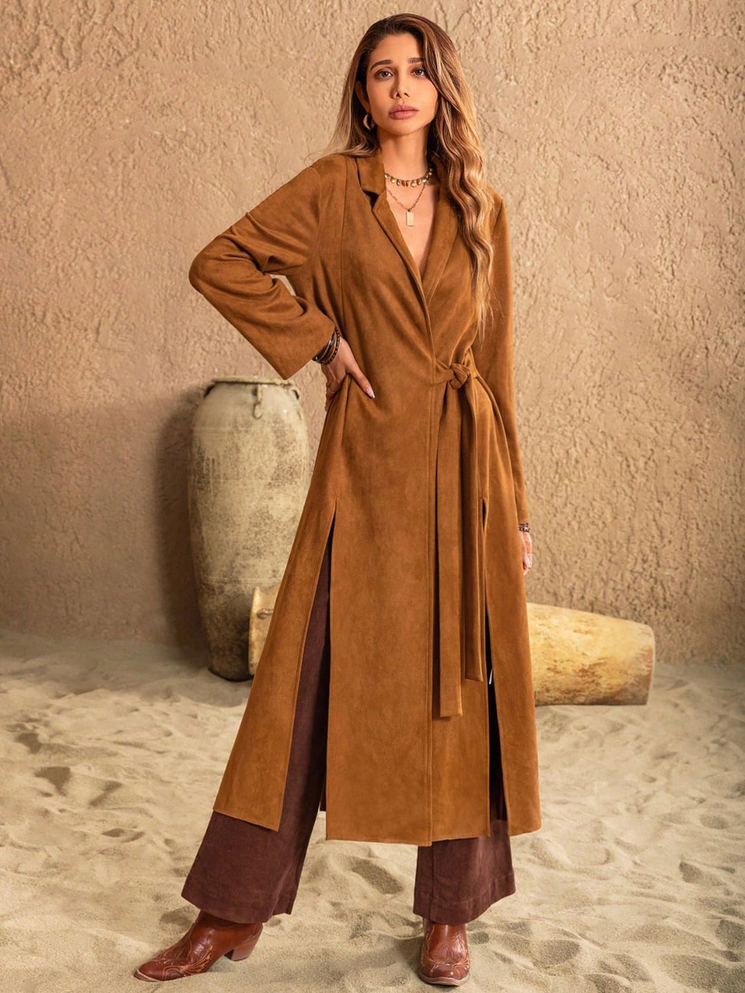 Emery Tied Longline Coat