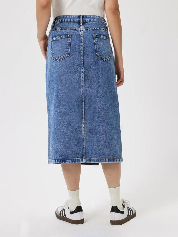 Harper Midi Denim Skirt