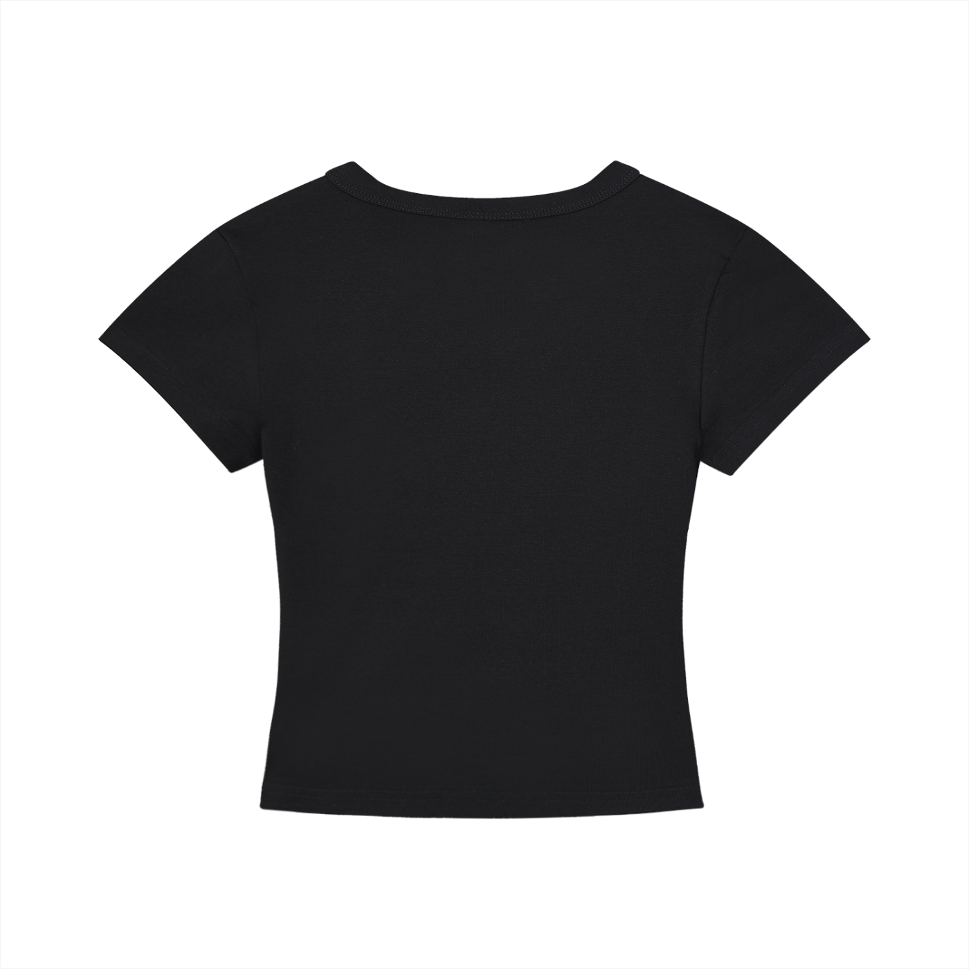 Women's Cropped T-Shirt - Black