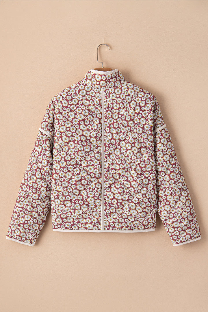 Selena Floral Snap Down Jacket