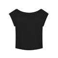 Essential Wide Neck Baby T-Shirt - Black