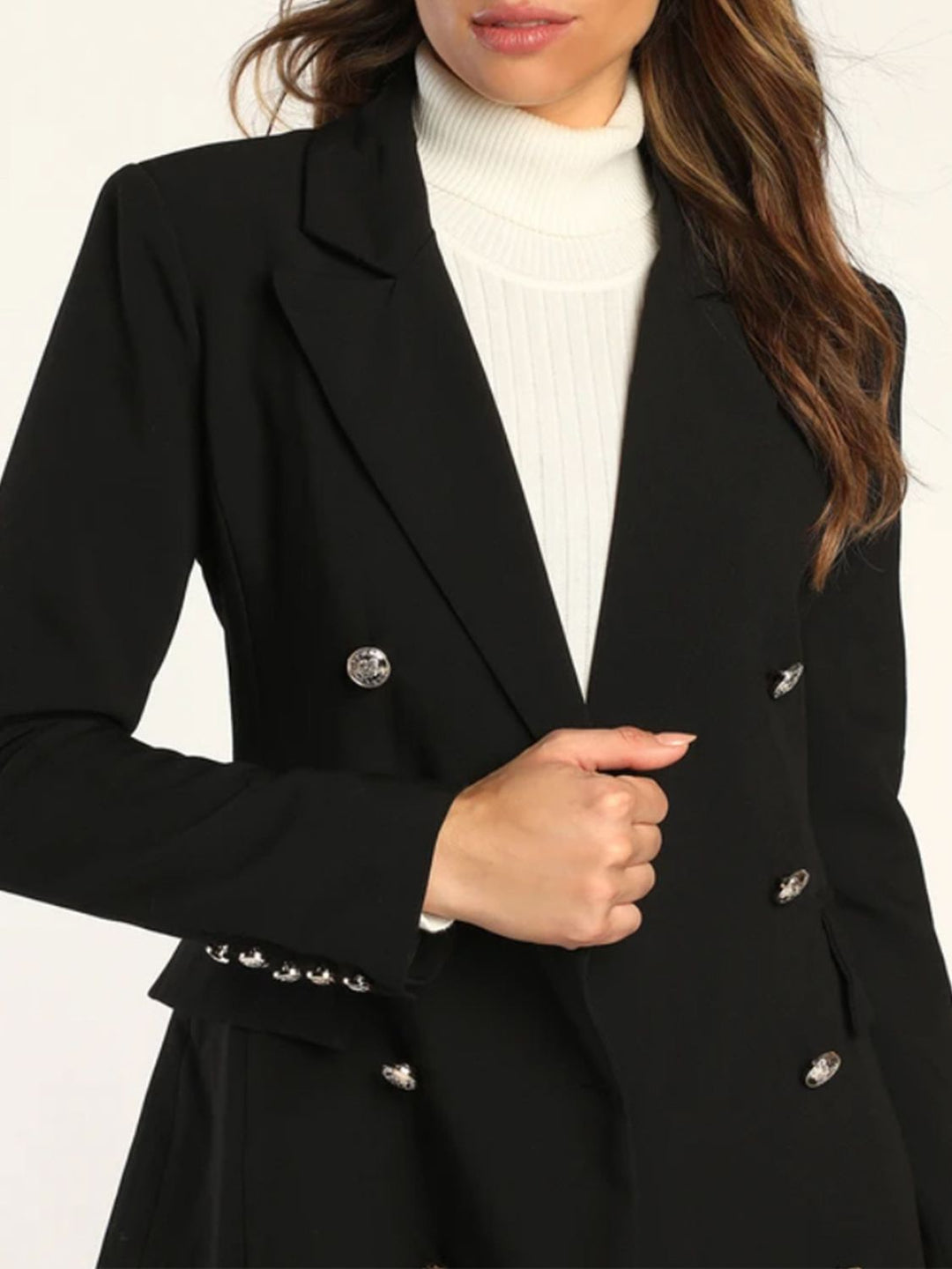 Demi Lapel Collar Long Sleeve Blazer