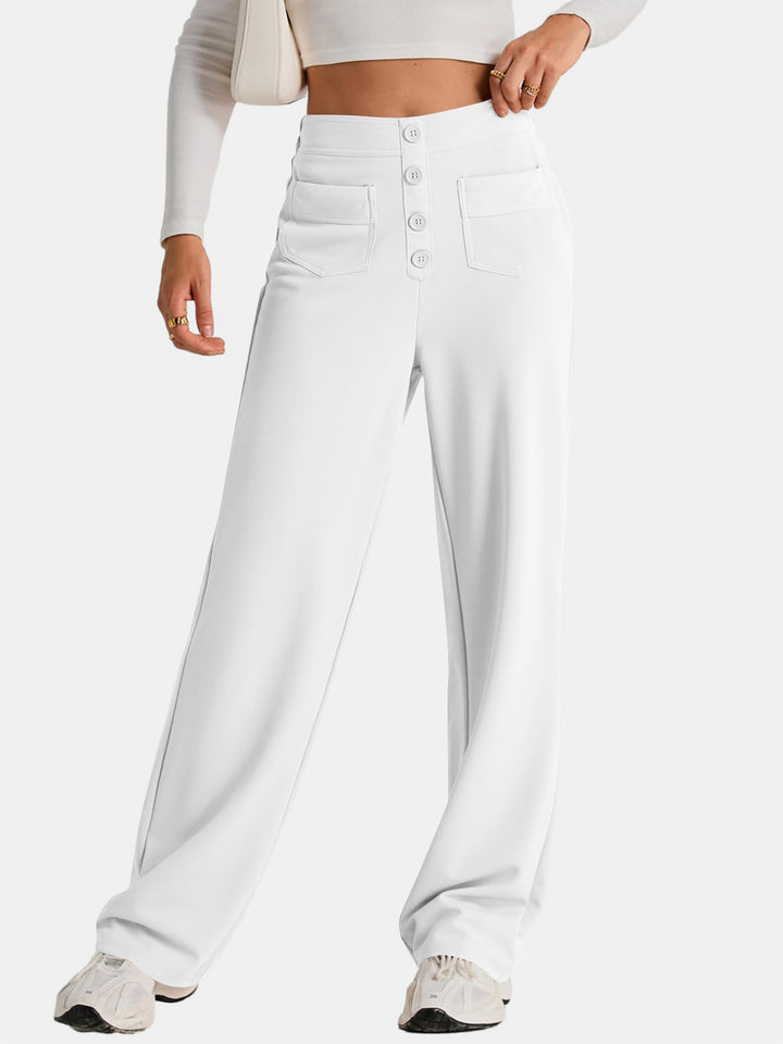 Proactive High Waist Wide Leg Pants