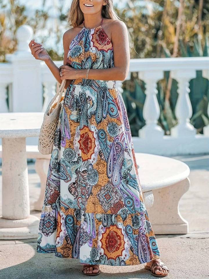 Kaylee Halter Neck Maxi Dress