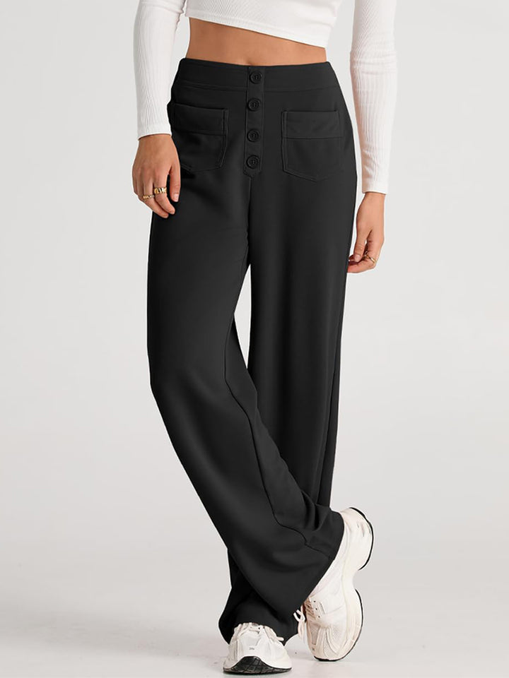 Proactive High Waist Wide Leg Pants