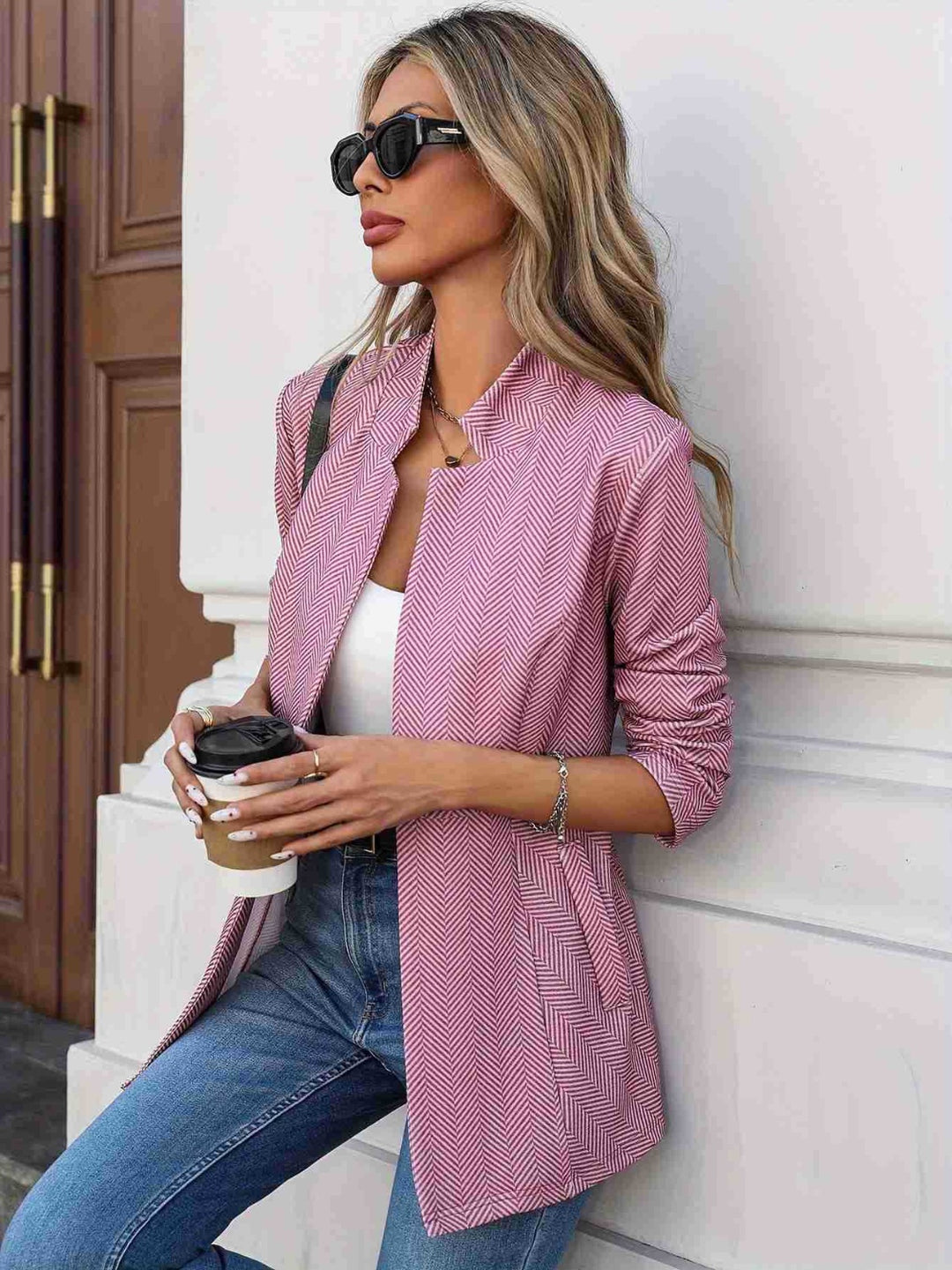 Elizabeth Open Front Blazer