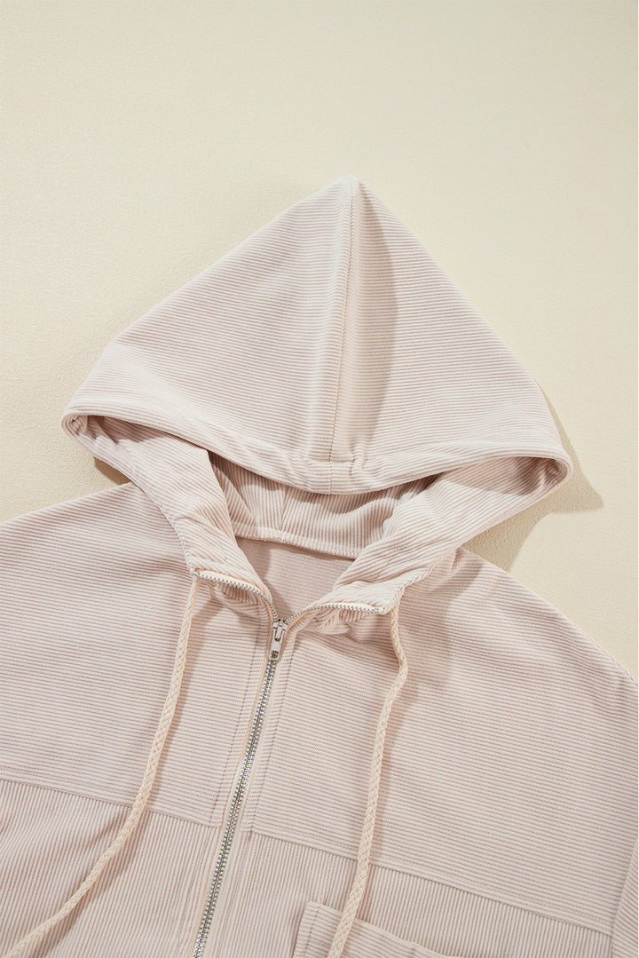 Aria Zip Up Hooded Jacket