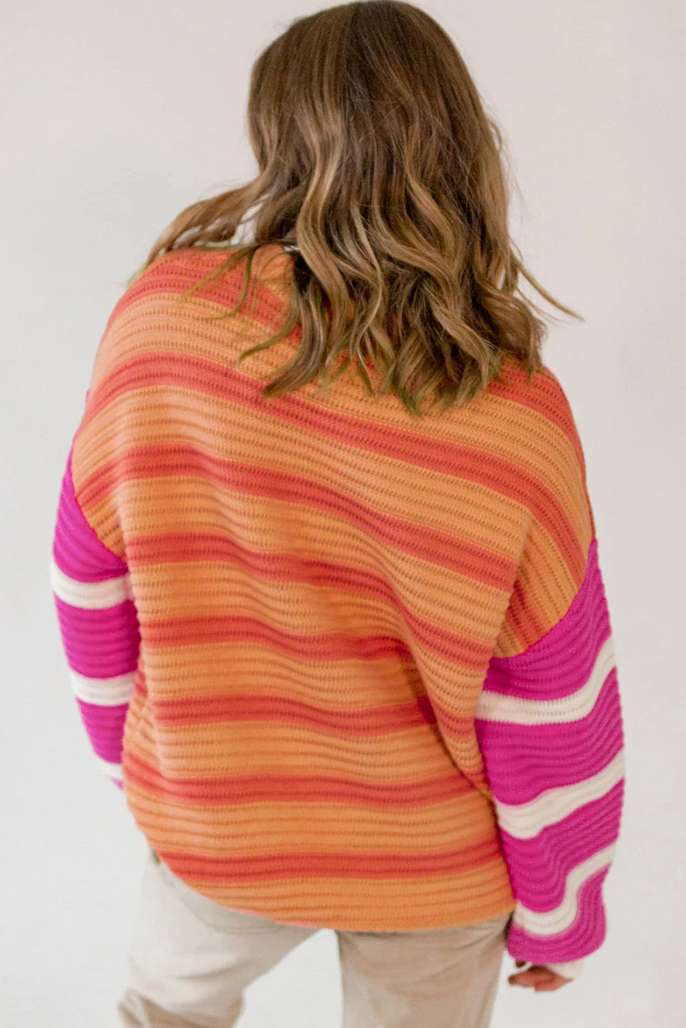 Molly Striped Long Sleeve Sweater