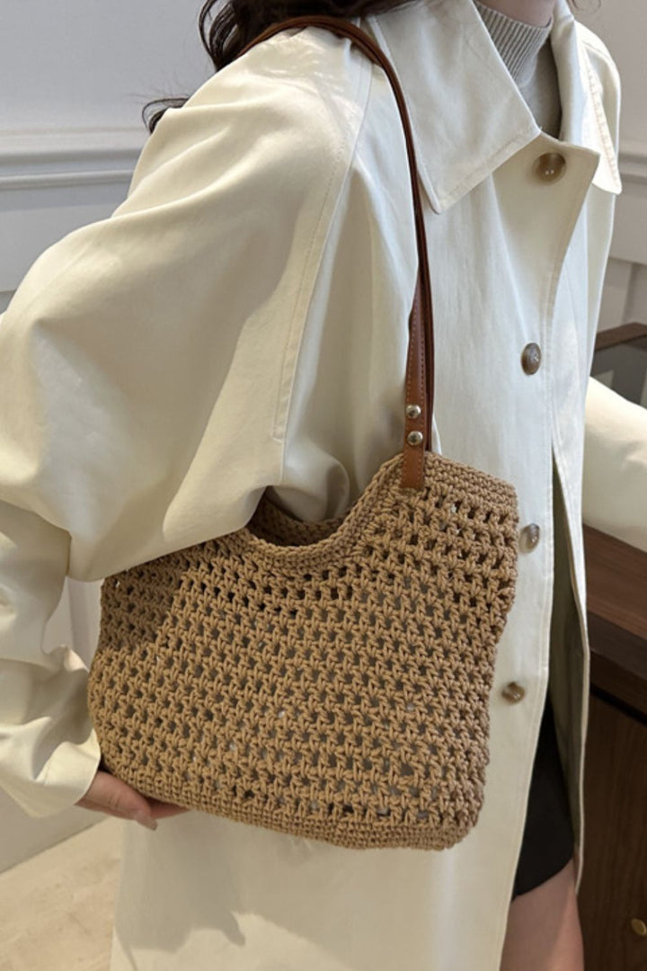 Brooklynn Openwork Tote Bag