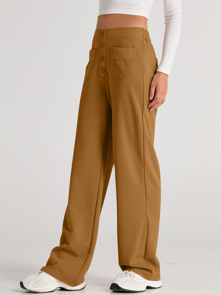 Proactive High Waist Wide Leg Pants