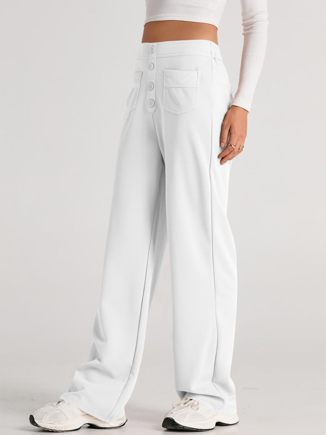 Proactive High Waist Wide Leg Pants