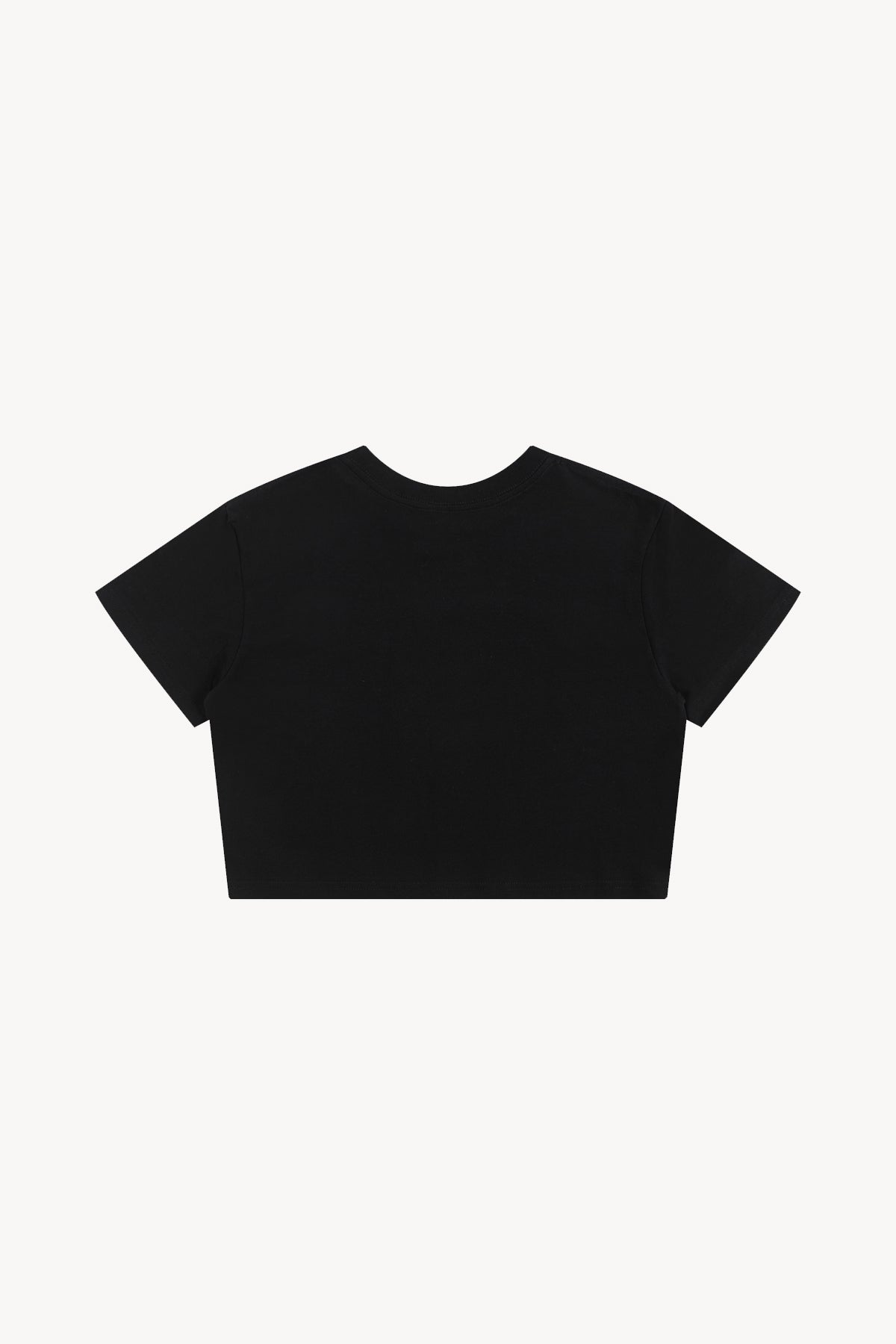 Baby Tee Seamless T-Shirt - Black