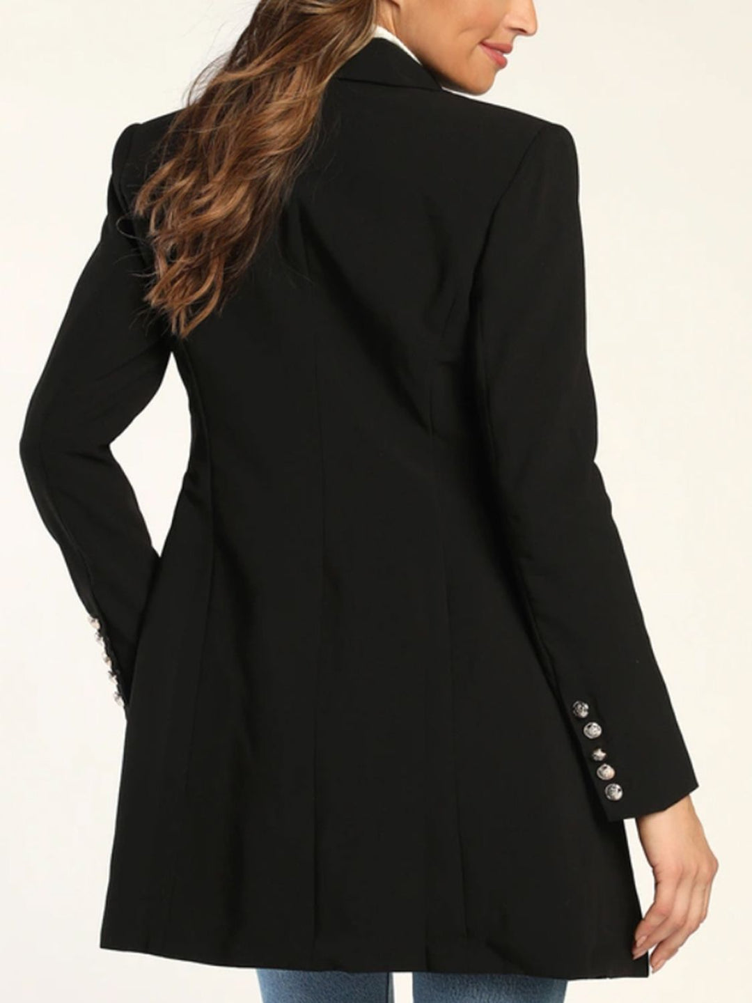 Demi Lapel Collar Long Sleeve Blazer