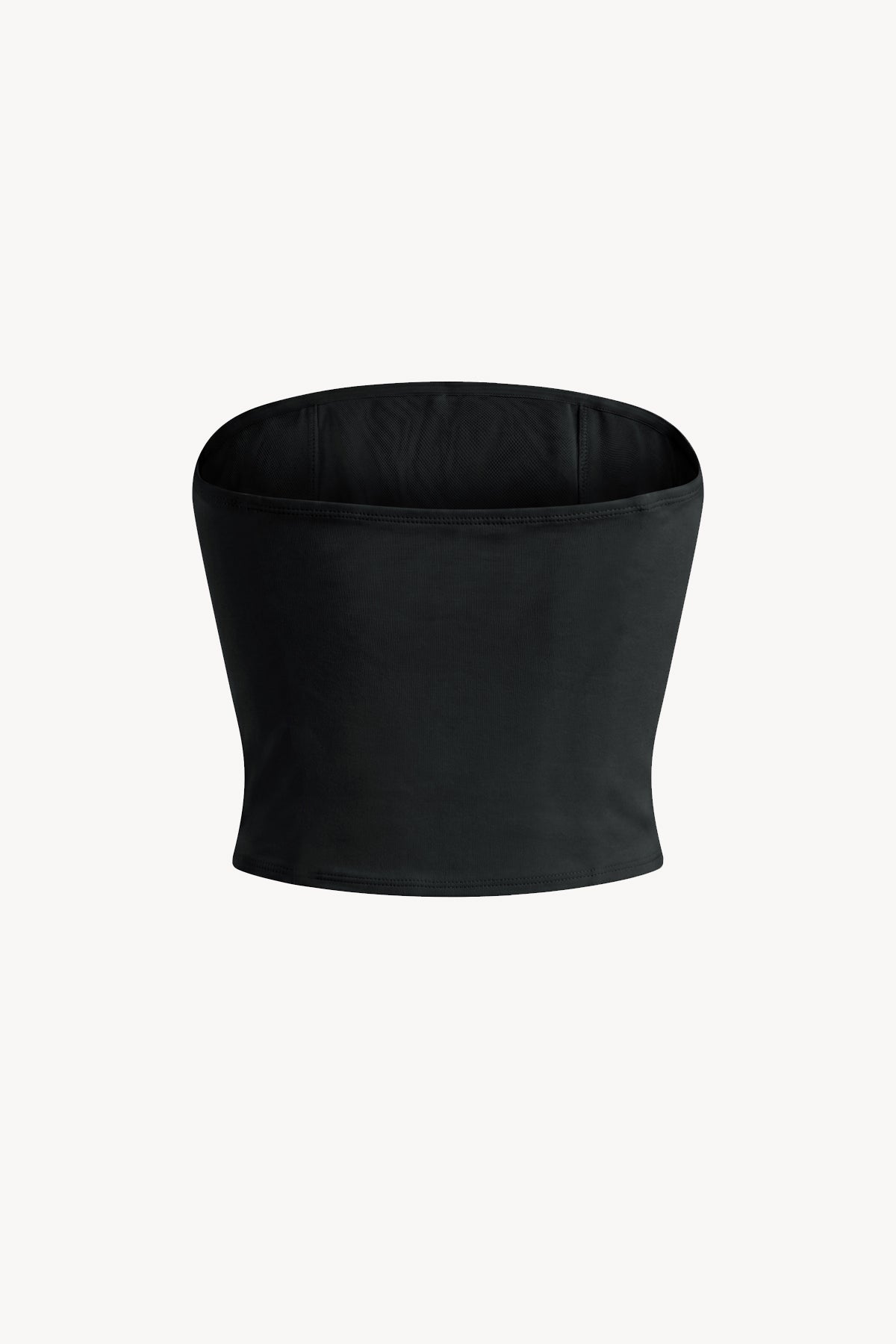Cropped Tube Top - Black