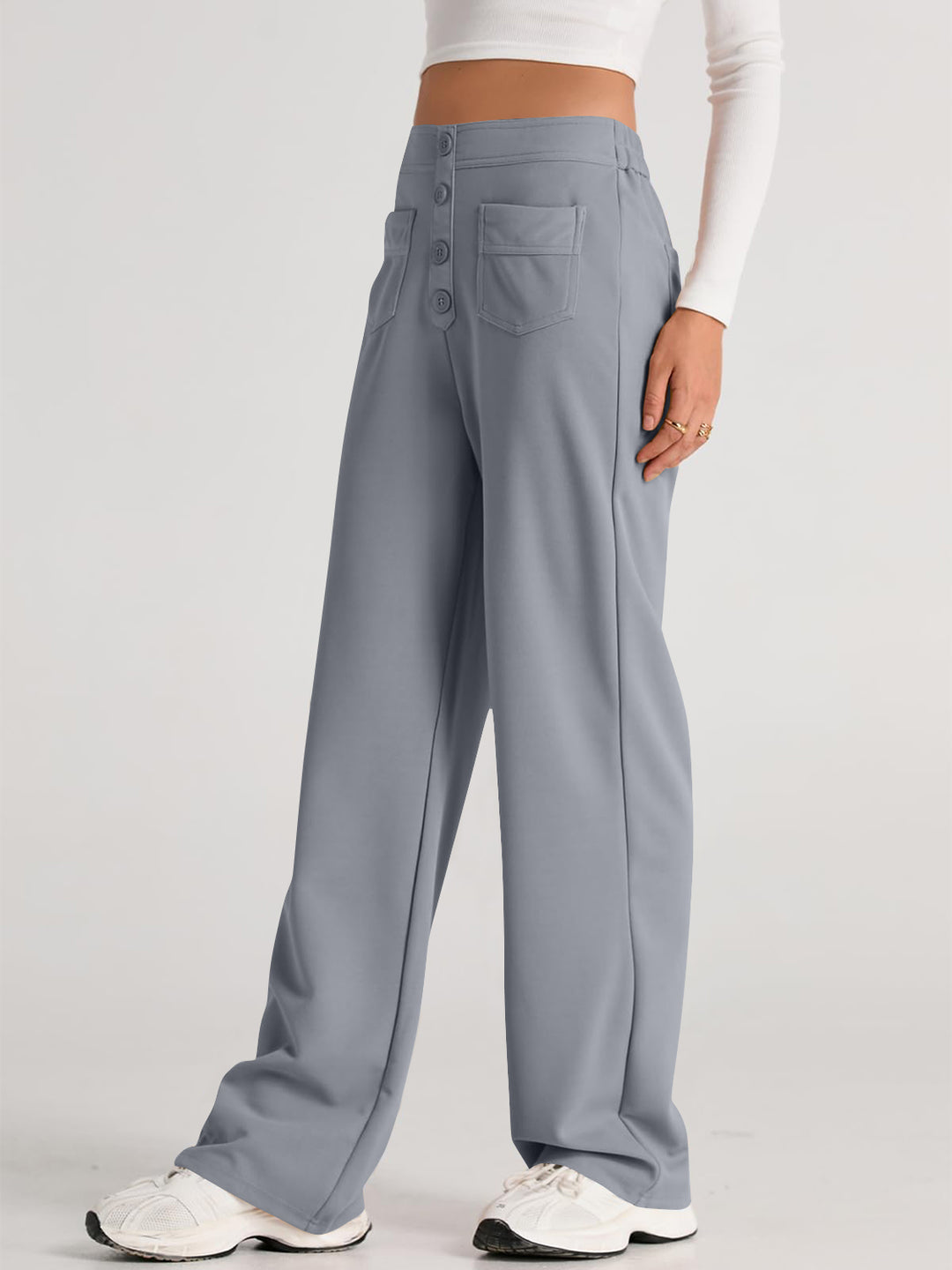 Proactive High Waist Wide Leg Pants