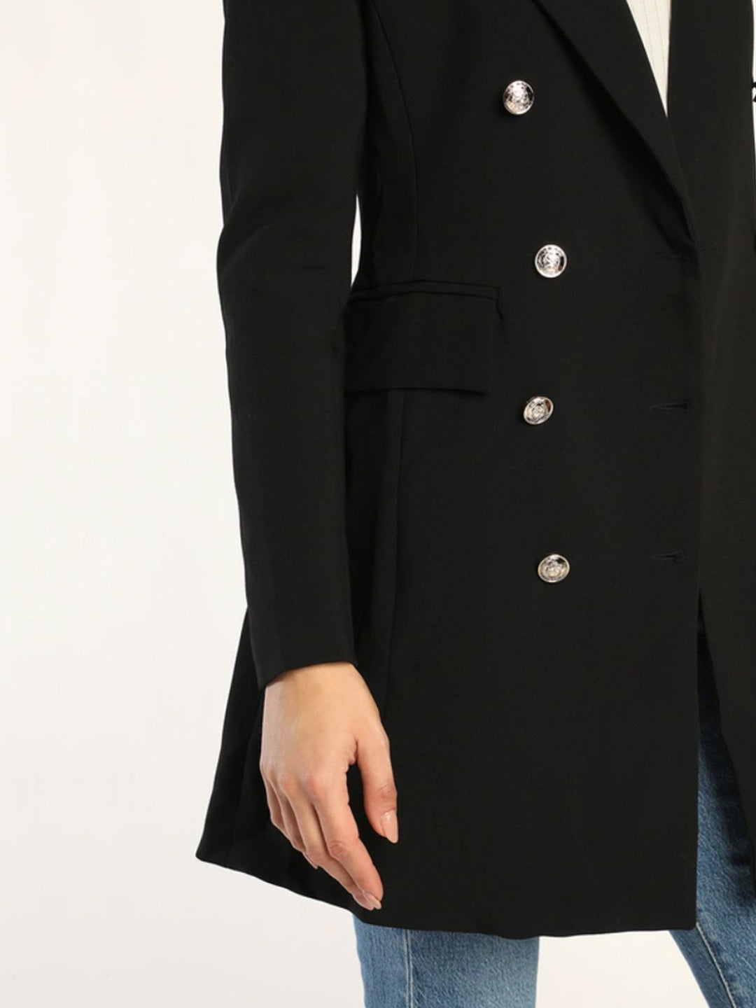 Demi Lapel Collar Long Sleeve Blazer