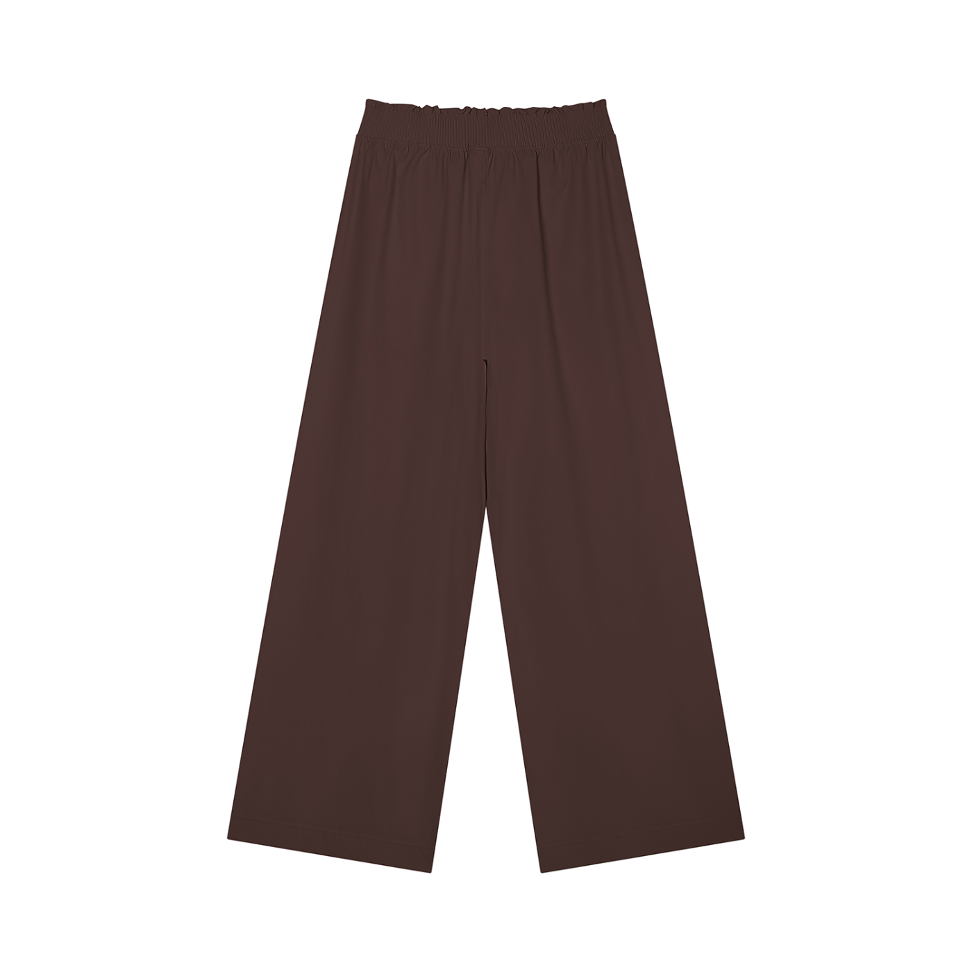 High Rise Wide Leg Pants - Coffee