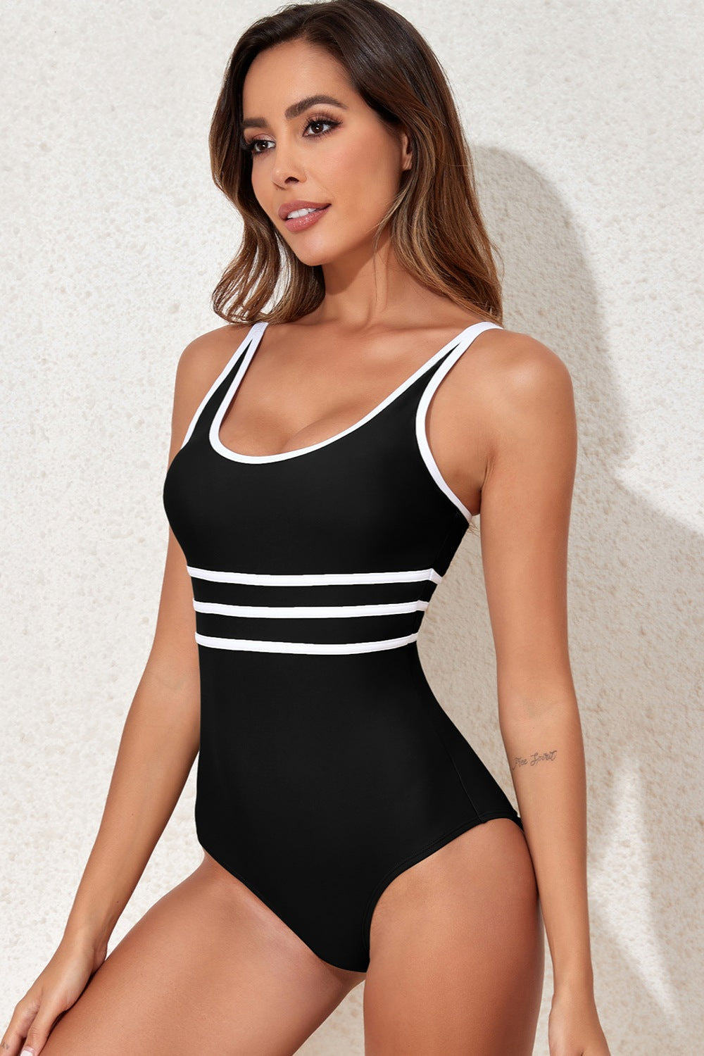 Juliette Contrast Trim One Piece