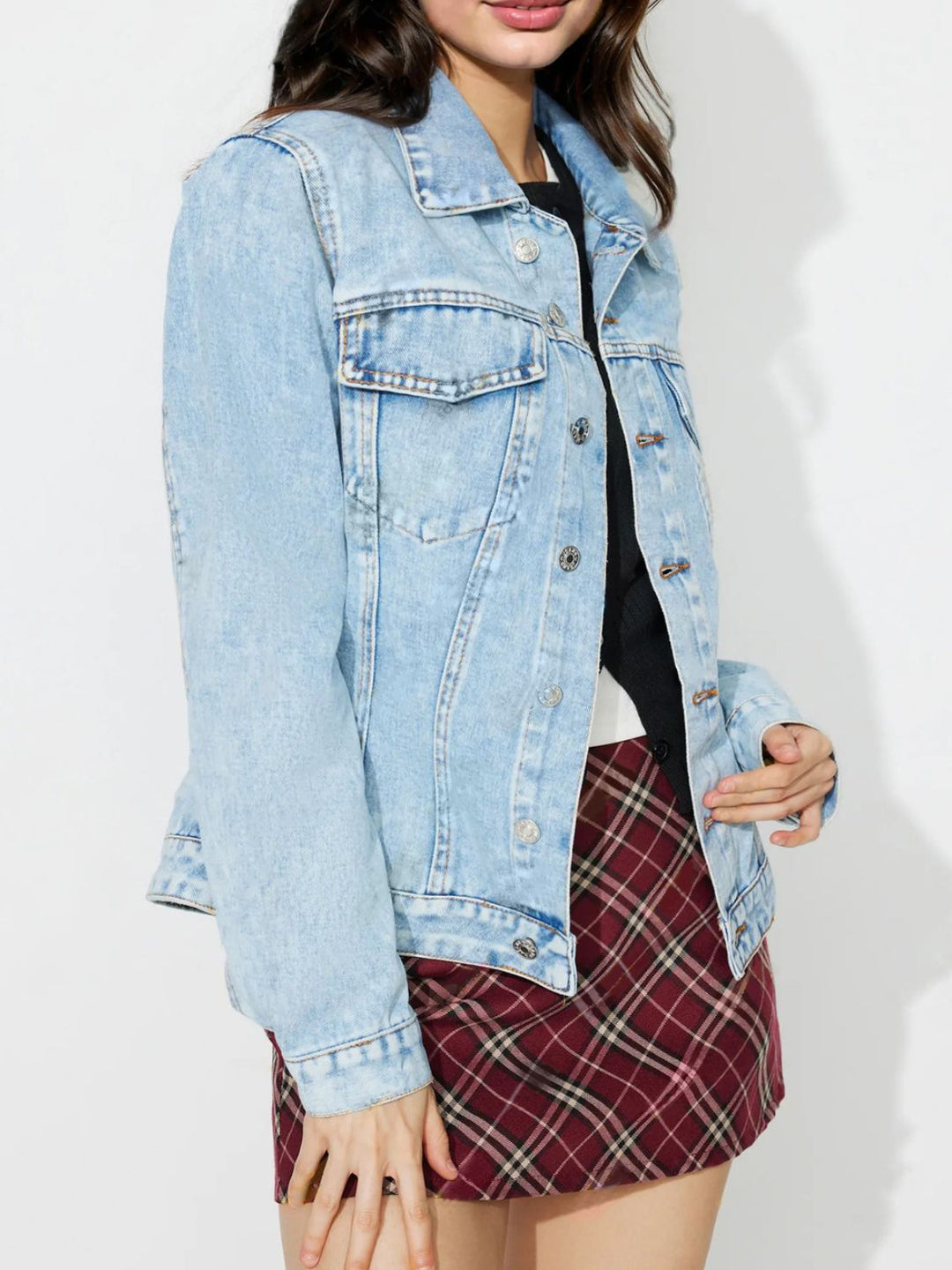 Alana Long Sleeve Denim Jacket