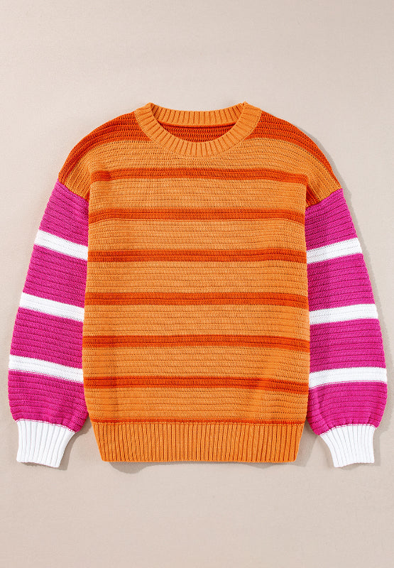 Molly Striped Long Sleeve Sweater