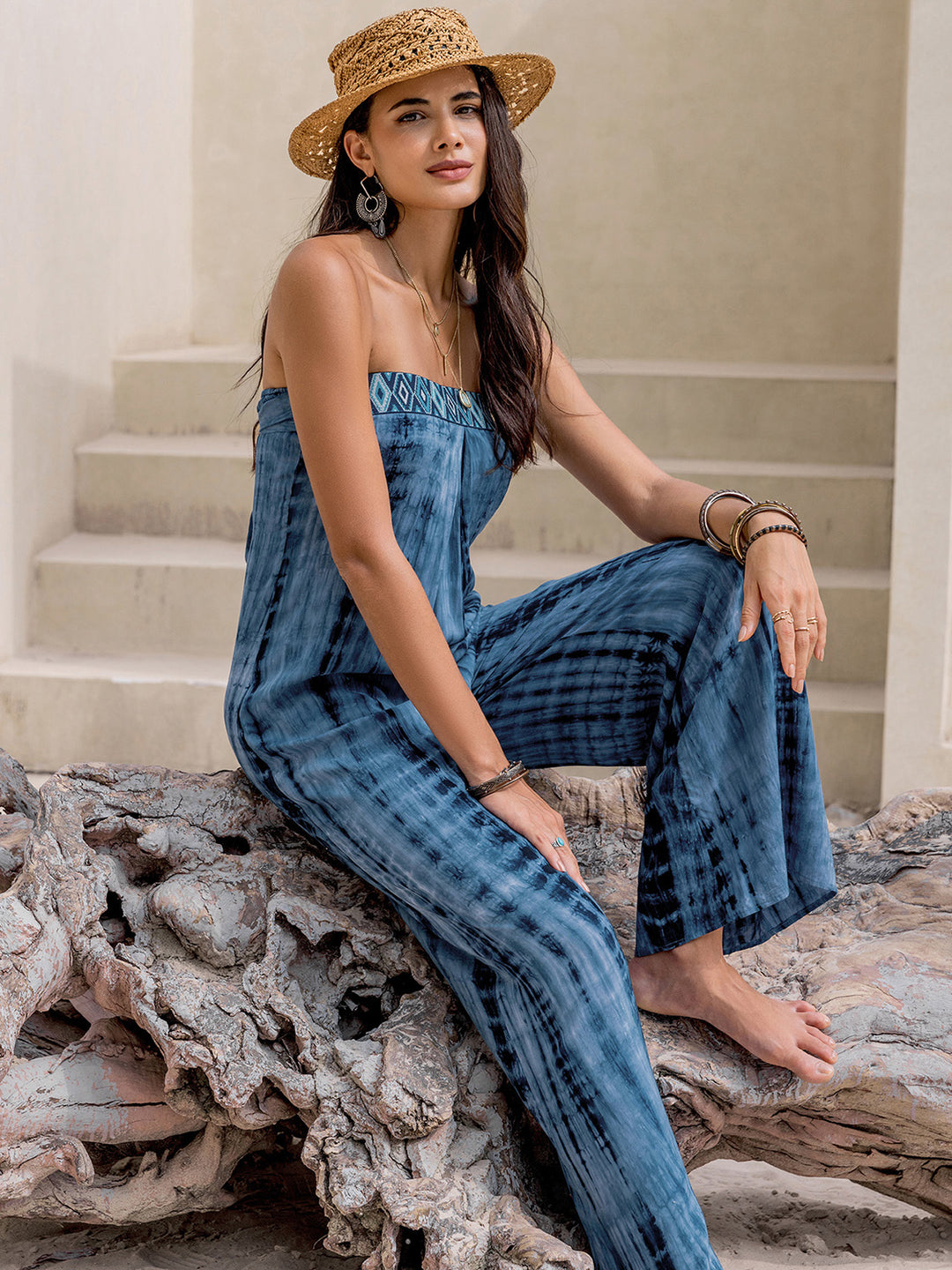 Tessa Tied Wide Leg Jumpsuit