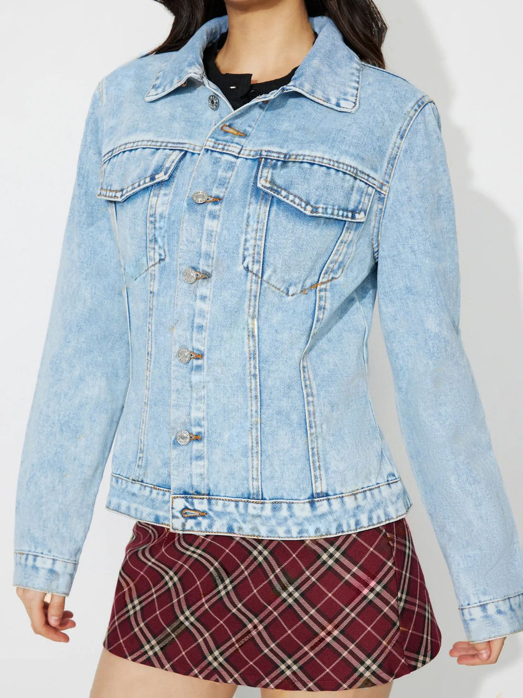 Alana Long Sleeve Denim Jacket