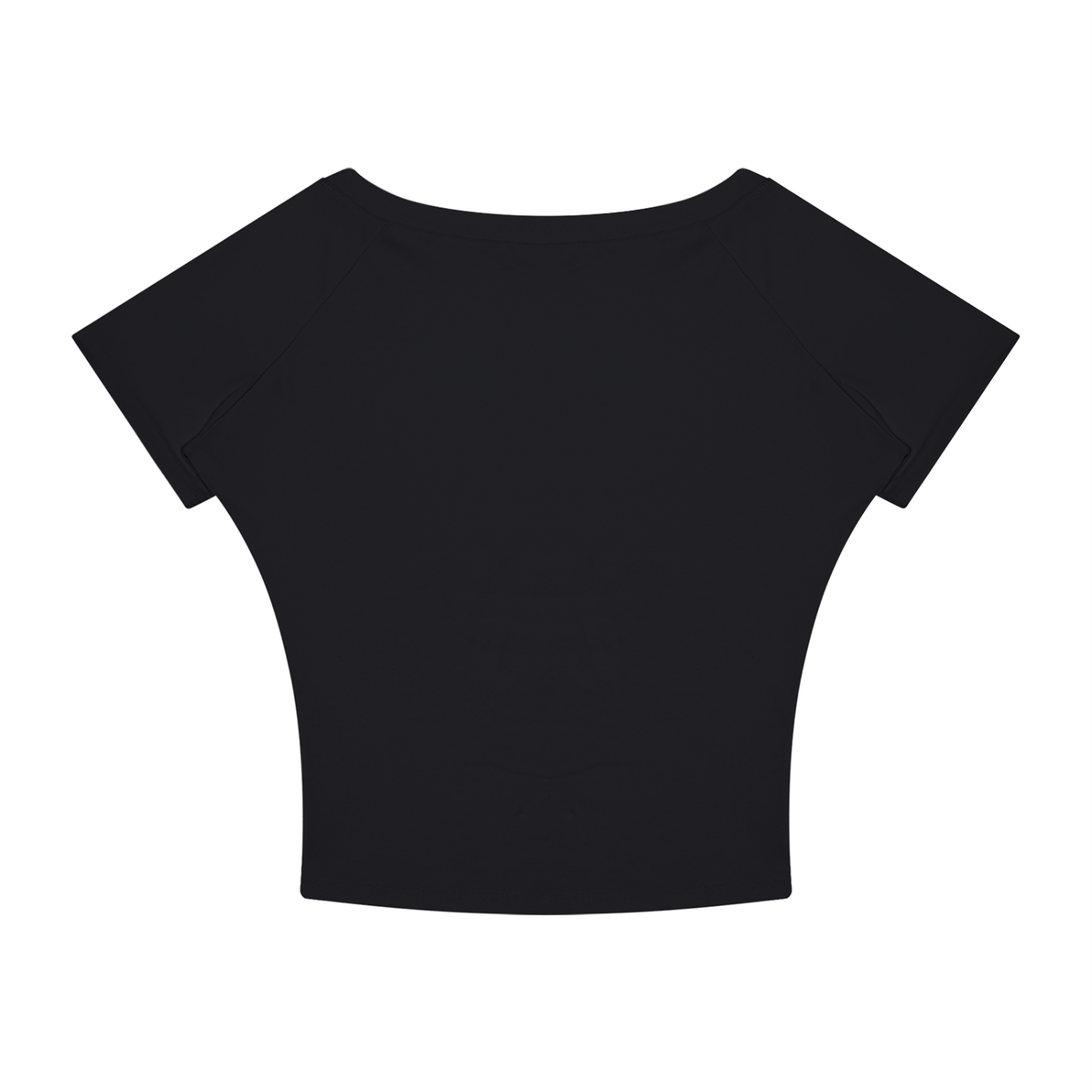 Boatneck Raglan T-Shirt - Black