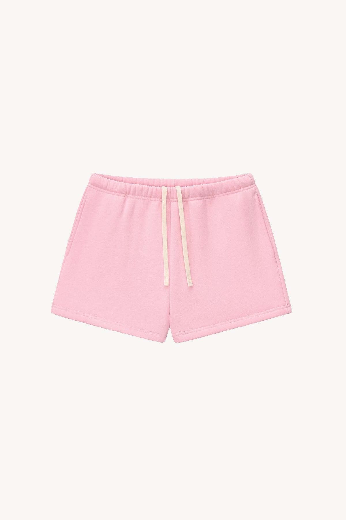 Essential Fleece Drawstring Sweatshorts - Pink