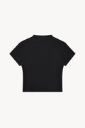 Essential Slim Fit Mock Neck T-Shirt - Black